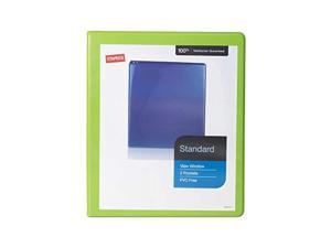 tru red 82614 standard 1/2-inch 3-ring view binder chartreuse (26428-cc)