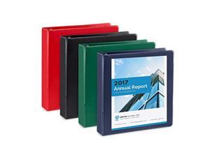 4 Binders 2 inch 3-Ring Binders Office White and School-for 8.5 x 11 Paper Rugged Design for Home Made in USA 