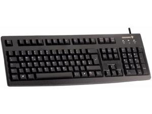 cherry g83-6105 classic line ps/2 standard pc keyboard - black