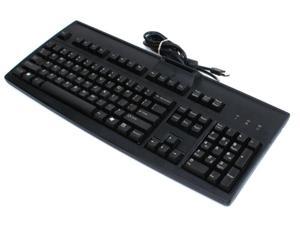 genuine cherry rs6700 black usb wired keyboard with smart card reader compatible part numbers: rs 6700, rs6700, g83-6754lpaus, g83-6744luaus, g83-6744luaus-2