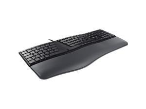 cherry ergo kc 4500 keyboard - cable connectivity - usb interface - 109 key - english (us) - qwertz layout - computer - windows - black