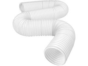 Moonjor 6 x 6.5ft AC Exhaust Hose High-Temp. Resist Anti-Clockwise Flexible PP Air Vent Hose for Portable Air Conditioner 