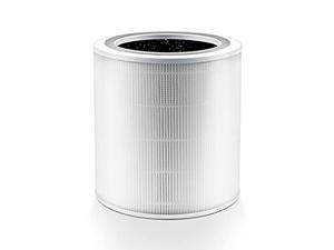 levoit air purifier replacement filter, core 400s-rf, h13 true hepa, white
