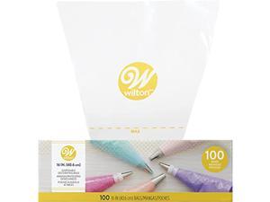 wilton 16-inch easy-grab disposable decorating bags, 100-count