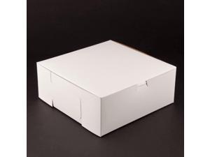 lot of 25 bakery or cake box white 10x10x5-1/2