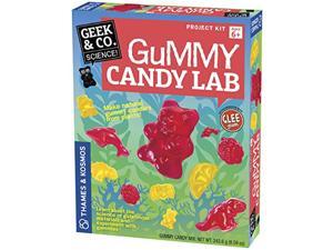 thames & kosmos gummy candy lab - bears, fruit, dolphins & dinosaurs! sweet science stem experiment kit, make your own gummy candies in cool shapes & colors | learn chemistry | new & improved formula