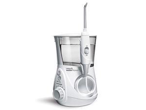 waterpik aquarius water flosser professional for teeth, gums, braces, dental care, electric power with 10 settings, 7 tips for multiple users and needs, ada accepted, white wp-660