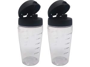 joystar 2 piece blender smoothie bottle cup with lid for oster blender blendngo smoothie blender or cup for oster classic series blenders2 petg