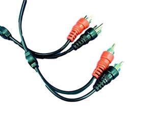 Leviton C5451-6GO 6-Foot shielded stereo cable with 2 RCA to 2 RCA Gold Plugs