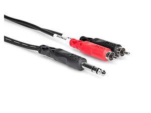 Hosa TRS-202 1/4 inch TRS to Dual RCA Insert Cable, 6.6 feet Hosa TRS-202 1/4 inch TRS to Dual RCA Insert Cable, 6.6 feet