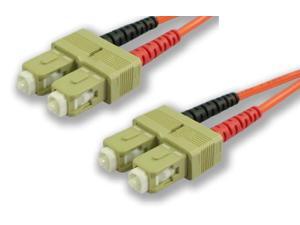 Lynn Electronics SCSCDUPMM-3M 62.5/125 Orange Duplex Multi-Mode Fiber Optic Patch Cable, SC-SC, 3 Meters in Length Orange