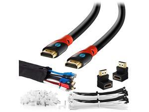 maximm hdmi high speed cable 30 ft for ethernet 3d - 4k - audio return - blu-ray - playstation - xbox & streaming. 24awg - cabl maximm hdmi high speed cable 30 ft for ethernet 3d - 4k - audio return - blu-ray - playstation - xbox & streaming. 24awg - cabl