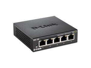 D-Link - 5-Port Gigabit Ethernet Switch, Unmanaged DGS105 (DMi EA