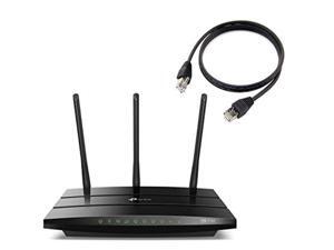 tp-link archer ac1750 smart wifi router dual band gigabit, qualcomm inside (c7) bonus 3' cat5e cable tp-link archer ac1750 smart wifi router dual band gigabit, qualcomm inside (c7) bonus 3' cat5e cable
