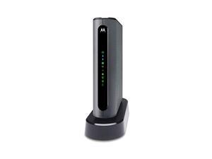 Motorola - Dual-Band AC1900 Router with 24X8 DOCSIS 3.0 Cable Modem and Comcast Xfinity Voice Support - Black