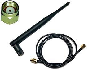 6dBi 7dBi 9dBi Dual Band 2.4 Ghz 5.8 Ghz WiFi Antenna RP-TNC and U.Fl cable USA 
