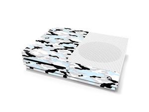 controller gear xbox one s console skin - camouflage: snow - officially licensed by xbox - xbox one controller gear xbox one s console skin - camouflage: snow - officially licensed by xbox - xbox one