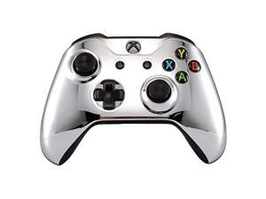 extremerate chrome silver edition front housing shell faceplate for microsoft xbox one s & xbox one x controller extremerate chrome silver edition front housing shell faceplate for microsoft xbox one s & xbox one x controller