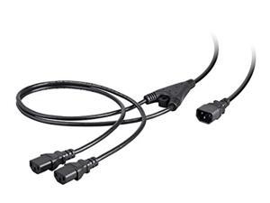 Monoprice 6ft 18AWG Power Extension Cord Splitter Cable 10A (IEC 60320 C14 to 2x IEC 60320 C13) Monoprice 6ft 18AWG Power Extension Cord Splitter Cable 10A (IEC 60320 C14 to 2x IEC 60320 C13)