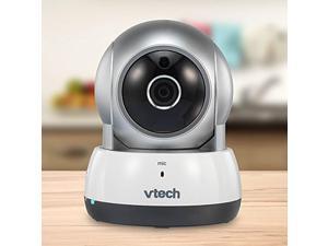 vtech vc931 wireless wi-fi ip camera with remote access app, 720p hd, remote pan & tilt, free live streaming & automatic infrar