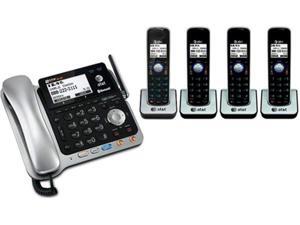 at&t tl86109 + 3 tl86009 5 handset corded / cordless 2 line dect 6.0 at&t tl86109 + 3 tl86009 5 handset corded / cordless 2 line dect 6.0