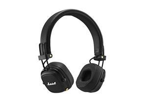marshall major iii bluetooth wireless on-ear headphones, black - new