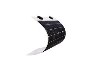 renogy 50 watt 12 volt extremely flexible monocrystalline solar panel - ultra lightweight, ultra thin, up to 248 degree arc, fo