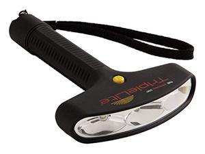 triplelite 180 degree mini 259 lumens black led wide beam flashlight aa