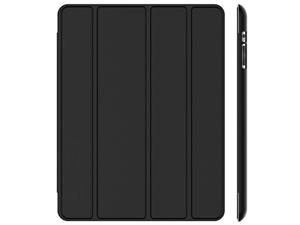jetech case for apple ipad 2 3 4 (old model) smart cover with auto sleep/wake (black)
