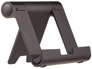 basics multi-angle portable stand for tablets, e-readers and phones - black