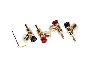 parts express angled locking stacking banana plug dual set screws poly carbonate shell insulated thumbscrew 2 pair