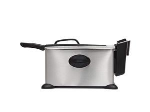 bella 13401 3.5 liter (14.5 cups) electric deep fryer, stainless steel bella 13401 3.5 liter (14.5 cups) electric deep fryer, stainless steel