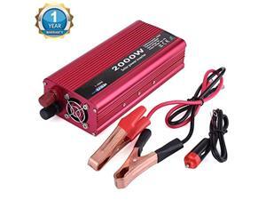 qiilu 2000w car power inverter dc 12v to 110v ac converter with usb charger adapter qiilu 2000w car power inverter dc 12v to 110v ac converter with usb charger adapter