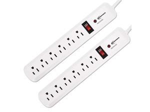 innovera 71653 surge protector, 6 outlets, 4ft cord, 540 joules, pack of 2 each innovera 71653 surge protector, 6 outlets, 4ft cord, 540 joules, pack of 2 each
