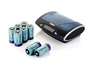 tenergy t9688 universal lcd battery charger + 8 d size 10000mah nimh rechargeable batteries tenergy t9688 universal lcd battery charger + 8 d size 10000mah nimh rechargeable batteries