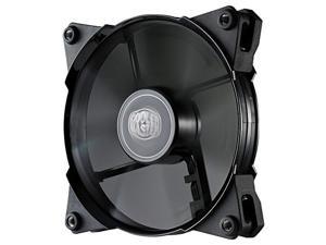 cooler master jetflo 120  pom bearing 120mm high performance silent fan for computer cases, cpu coolers, and radiators black