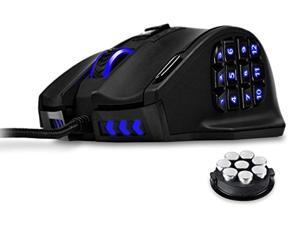 utechsmart venus gaming mouse rgb wired, 16400 dpi high precision laser programmable mmo computer gaming mice utechsmart venus gaming mouse rgb wired, 16400 dpi high precision laser programmable mmo computer gaming mice