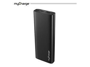 mycharge razormega-c portable charger 20100mah / 18w dual usb qc 3.0 external battery pack power bank for usb-a and usb-c devic mycharge razormega-c portable charger 20100mah / 18w dual usb qc 3.0 external battery pack power bank for usb-a and usb-c devic