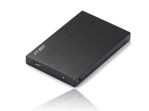 bipra 640gb 640 gb 2.5 inch external hard drive portable usb 2.0 - black - fat32