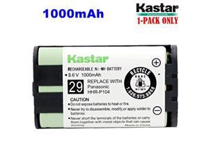 kastar hhrp104 battery type 29 nimh rechargeable cordless telephone battery 36v 1000mah replacement for panasonic hhrp10