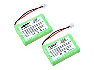 HQRP Phone Battery 2-Pack Compatible with AT&T Lucent Model 2422 SKU 23402 4051 SKU 59768 Part Number 89-0047-00-00 8900470000 Replacement Plus Coaster