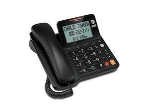 at&t cl2940 corded phone with caller id/call waiting, speakerphone, xl tilt display, xl buttons & audio assist volume boost