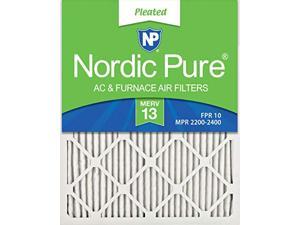 Nordic Pure 12x20x1 MERV 13 Tru Mini Pleat AC Furnace Air Filters 4 Pack
