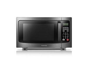 toshiba em131a5c-bs microwave oven with smart sensor, easy clean interior, eco mode and sound on/off, 1.2 cu.ft, 1100w, black s toshiba em131a5c-bs microwave oven with smart sensor, easy clean interior, eco mode and sound on/off, 1.2 cu.ft, 1100w, black s