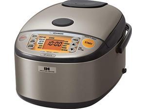 zojirushi nphcc10xh induction heating system rice cooker and warmer, 1 l, stainless dark gray