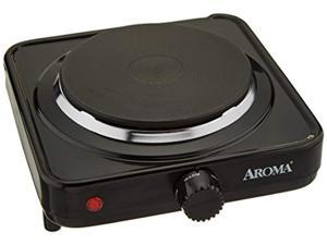 aroma housewares ahp-303/chp-303 single hot plate, black