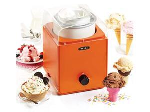 bella 1.5 quarts ice cream maker orange - case pack of 2 bella 1.5 quarts ice cream maker orange - case pack of 2
