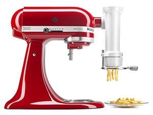 kitchenaid ksmpexta gourmet pasta press attachment with 6 interchangeable pasta plates, white kitchenaid ksmpexta gourmet pasta press attachment with 6 interchangeable pasta plates, white