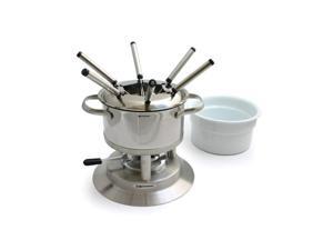 swissmar arosa 11 piece stainless fondue set swissmar arosa 11 piece stainless fondue set