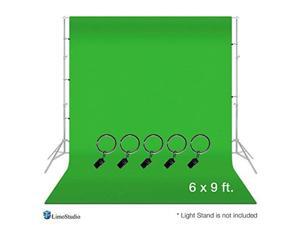LimoStudio, AGG1338, Photo Video Studio 6 x 9 feet Green Muslin Backdrop Muslin with Backdrop Ring Holder Clip, Backdrop Stands Not Included LimoStudio, AGG1338, Photo Video Studio 6 x 9 feet Green Muslin Backdrop Muslin with Backdrop Ring Holder Clip, Backdrop Stands Not Included